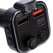 Bluetooth FM-Sändare & Billaddare - 20w
