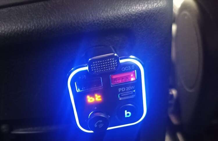 Bluetooth FM-Sändare & Billaddare - 20w