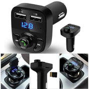 Bluetooth FM-sändare & Billaddare - USB-Laddare