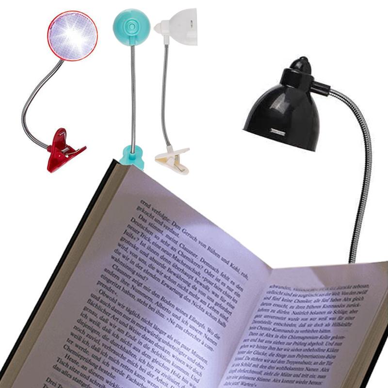 Boklampa - Läslampa / LED-lampa med Klämma - Lampa till Bok
