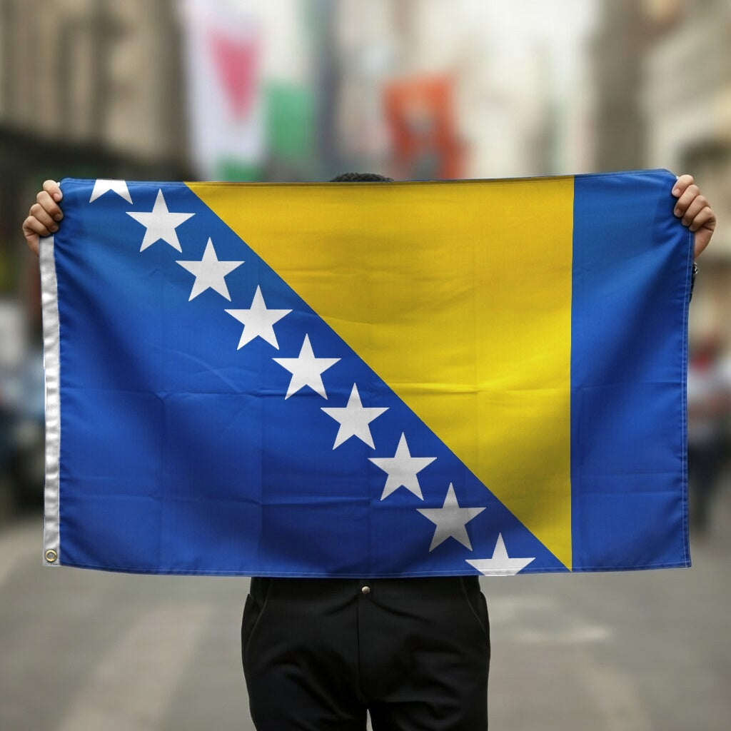 Bosnien Flagga - 150x90cm
