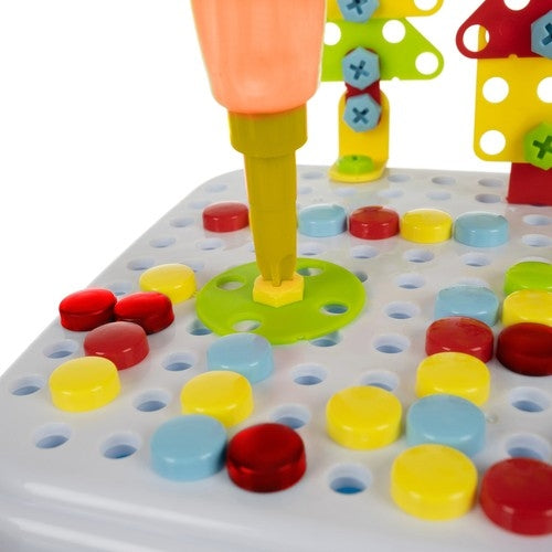 Byggset för Barn - Skruva ihop olika former