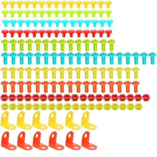 Byggset för Barn - Skruva ihop olika former
