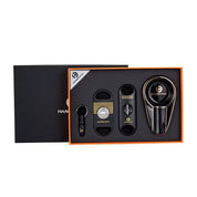 Cigarrkit / Cigarrset i Presentbox – Askkopp, V-Cut & Cigarrverktyg