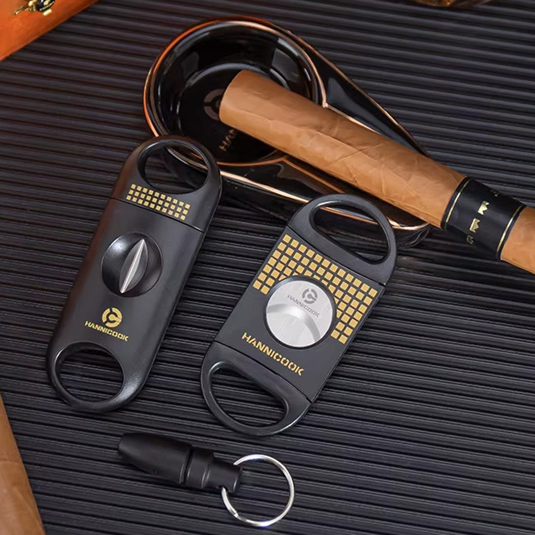 Cigarrkit / Cigarrset i Presentbox – Askkopp, V-Cut & Cigarrverktyg