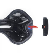 Cykelsadel med USB LED-lampa - Sadel för cykel