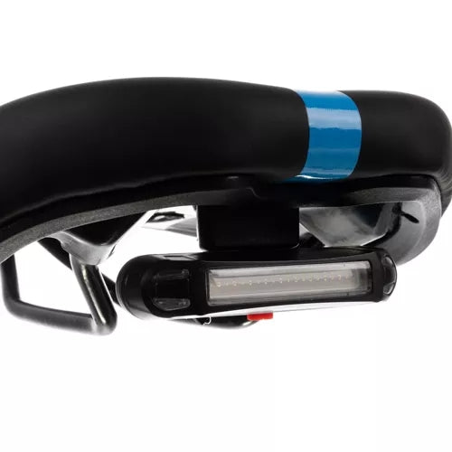 Cykelsadel med USB LED-lampa - Sadel för cykel