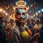 DIY Kattmask  med Tillbehör - Pysselset med tillbehör