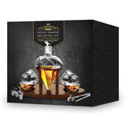 Diamant Karaff Set - Whiskeyglas & Whiskystenar - Whiskey