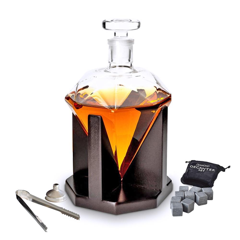 Diamant Karaff med Whiskystenar - Whiskey
