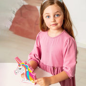 Diamantmålning Lampa för Barn i LED - Enhörning