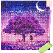 Diamond Painting / DIY 5D Diamantmålning - 30x30cm - Träd