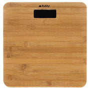 Digital Badrumsvåg i Bambu med LED-display