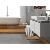 Digital Badrumsvåg i Bambu med LED-display