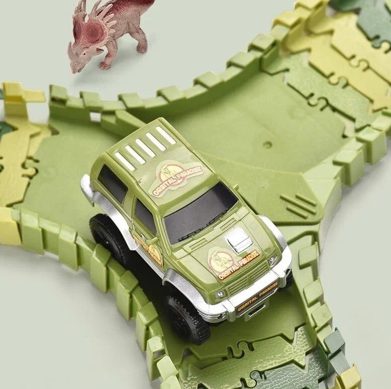 Dinosaurie Bilbana för Barn - 240-Delar