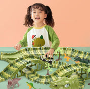 Dinosaurie Bilbana för Barn - 240-Delar