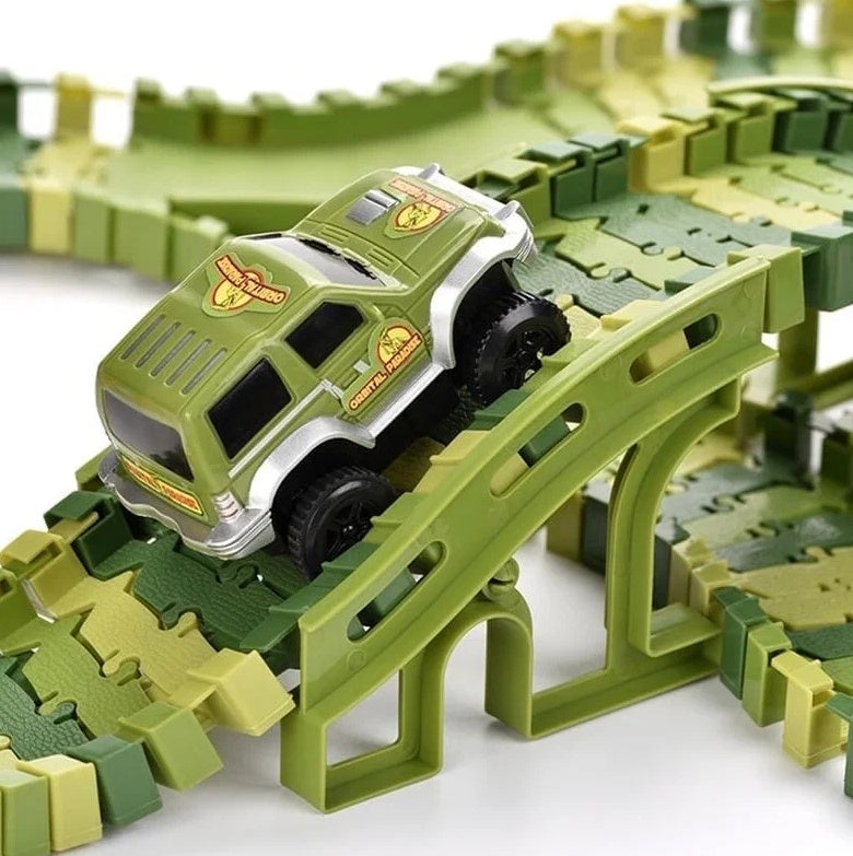 Dinosaurie Bilbana för Barn - 240-Delar