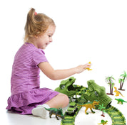 Dinosaurie Bilbana för Barn - 240-Delar