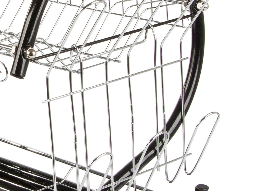 Diskställ med Två Nivåer - Diskställ med avrinning