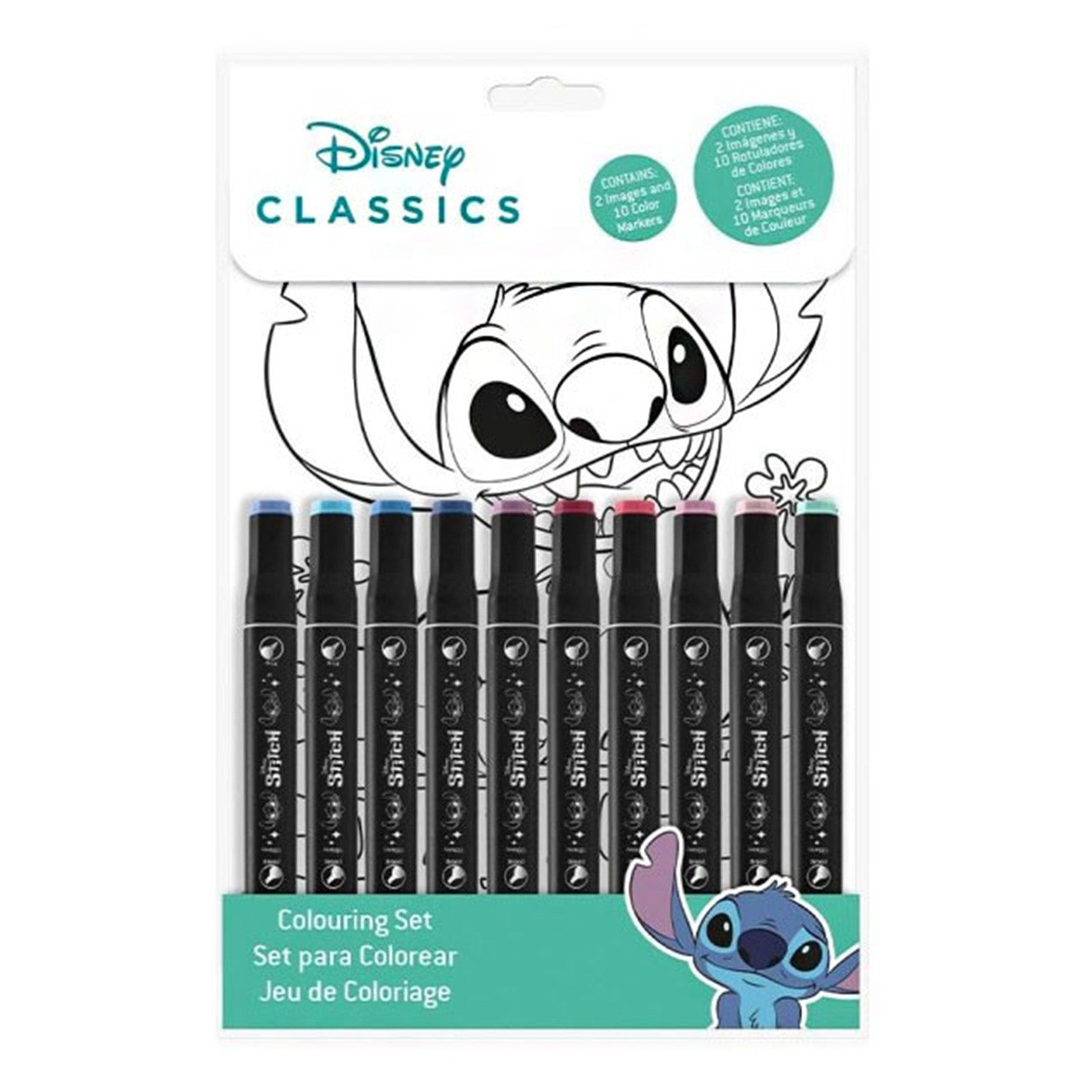 Disney Lilo & Stitch Målarset för Barn – 10 pennor