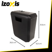 Dokumentförstörare / Pappersstrimlare - 10L