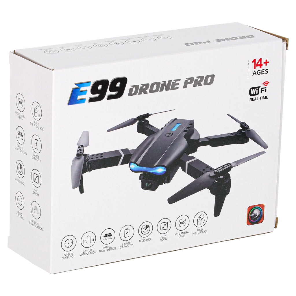 Drönare RC E99 Pro dubbla kameror headless