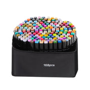 Dubbelsidiga Tuschpennor / Färgpennor - 168-Pack