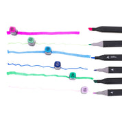 Dubbelsidiga Tuschpennor / Färgpennor - 168-Pack