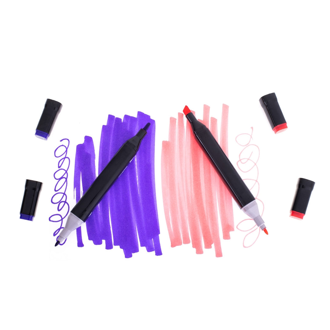 Dubbelsidiga Tuschpennor / Färgpennor - 168-Pack