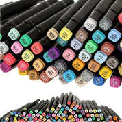 Dubbelsidiga Tuschpennor / Färgpennor - 80-Pack