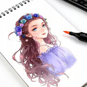 Dubbelsidiga Tuschpennor / Färgpennor - 80-Pack