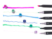 Dubbelsidiga Tuschpennor / Färgpennor - 80-Pack