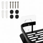 Duschhylla för badrum i aluminium – 2-pack