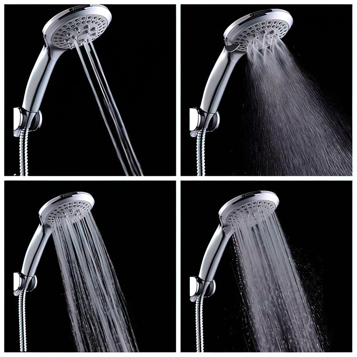 Duschmunstycke med Slang & Handtag