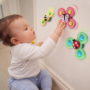 Fidget Spinner med Sugkopp för Barn - 3-Pack