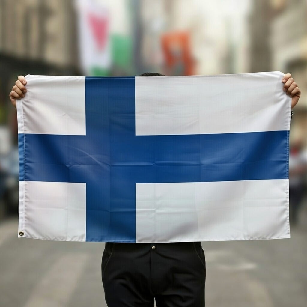 Finland Flagga - 150 x 90 cm