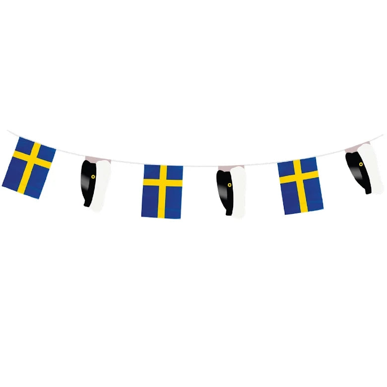 Flaggirlang Student - Girlang / Flagga - Sverige