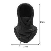 Fleece Balaklava med Huva – Justerbar och Vindskyddande