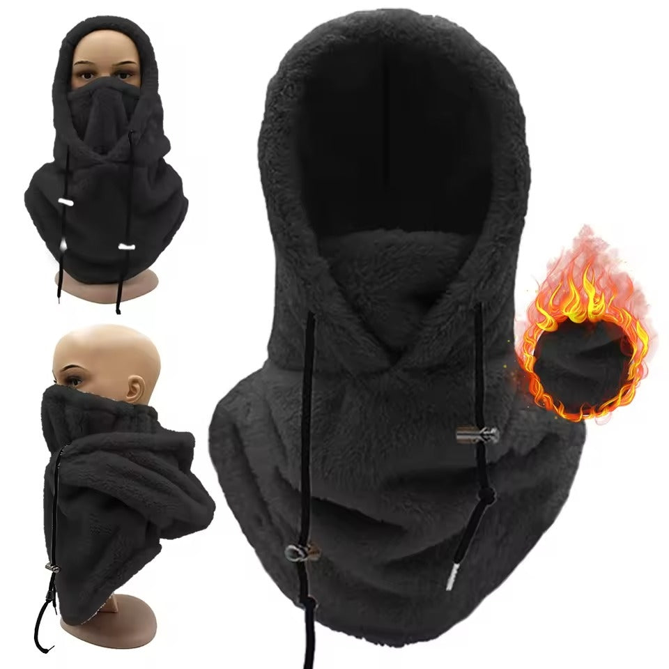 Fleece Balaklava med Huva – Justerbar och Vindskyddande