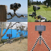 Flexibel Tripod Kamerastativ - Stativ för Mobil / GoPro (16 cm)