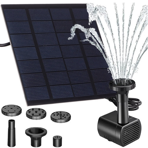 Fontän / Solcellsfontän - Vattenfontän med solcell