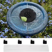 Fontän med Batteri & LED - Solcellsfontän / Vattenfontän - Solcell