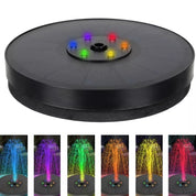 Fontän med Batteri & LED - Solcellsfontän / Vattenfontän - Solcell