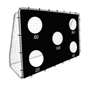Fotbollsmål i Metall med Prickskytteduk - 240x170cm