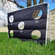 Fotbollsmål i Metall med Prickskytteduk - 240x170cm