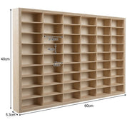 Förvaringshylla för Modellbilar / Samlarsaker - Hylla med små 54-fack