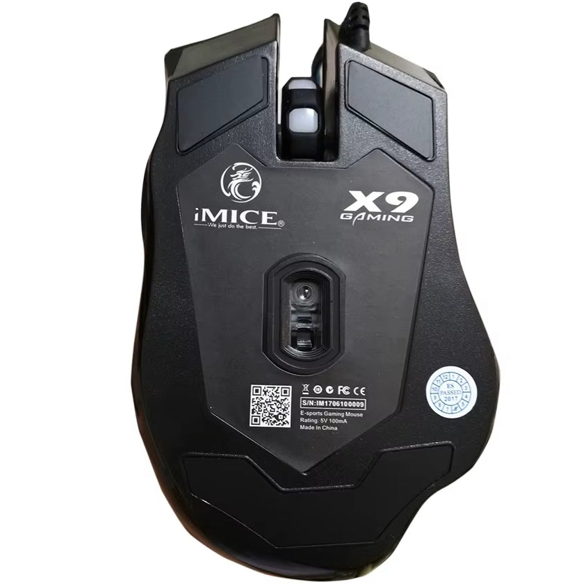 Gaming Mus med Skiftande Ljus / Datormus - Estone X9