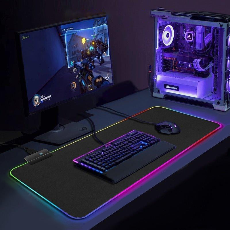 Gaming Musmatta med LED-ljus - RGB
