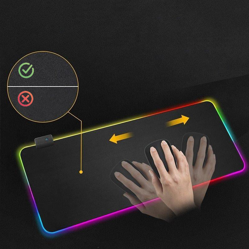 Gaming Musmatta med LED-ljus - RGB