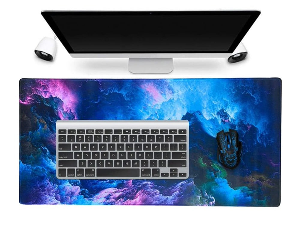 Gamingmusmatta med RGB LED-ljus - 90x40cm